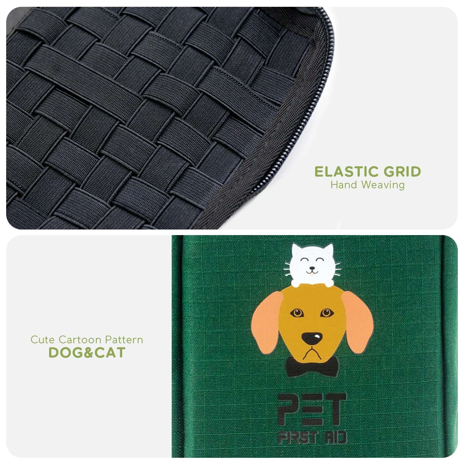 BearHoHo Medical Supplies Storage Bag Portable Molle Pet First Aid Kit Dog Survival Kit Military Emergency Rescue Medical Bag Lunapaws pet supply