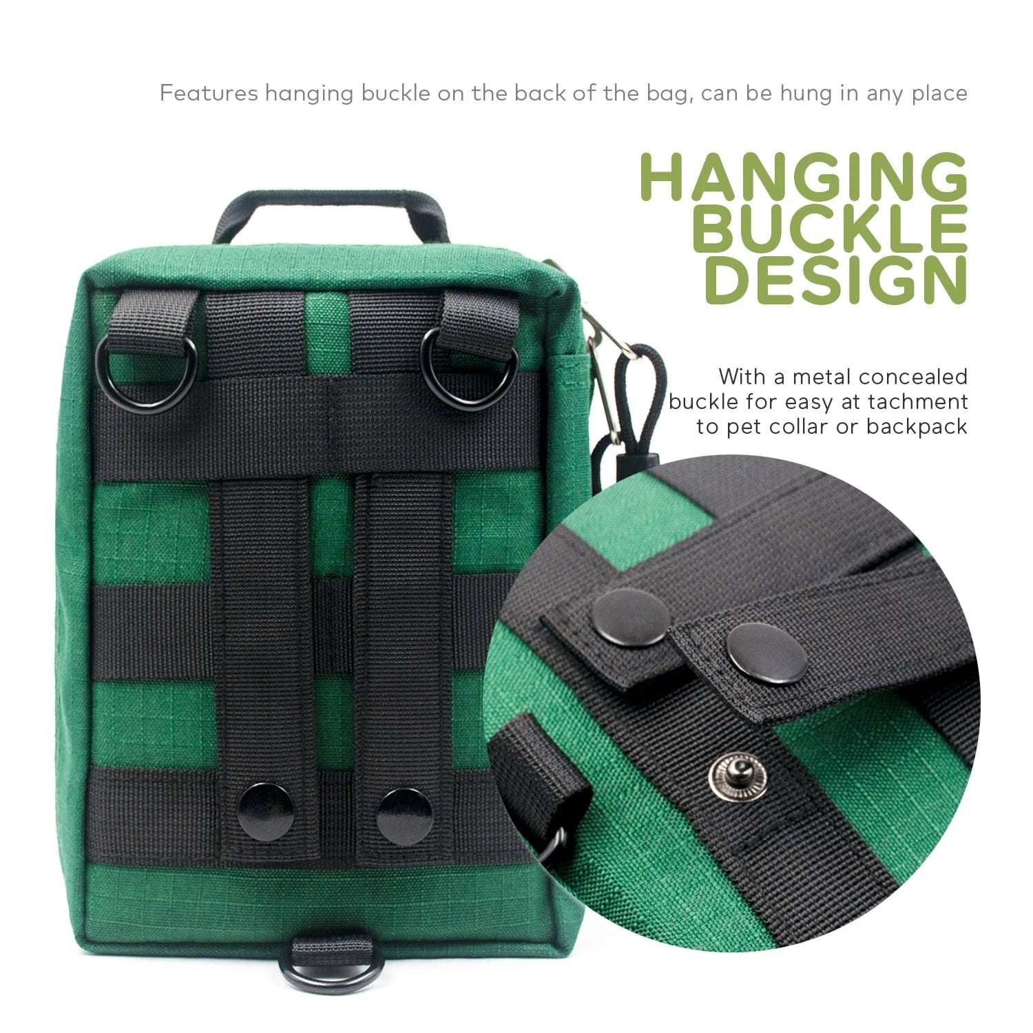 BearHoHo Medical Supplies Storage Bag Portable Molle Pet First Aid Kit Dog Survival Kit Military Emergency Rescue Medical Bag Lunapaws pet supply