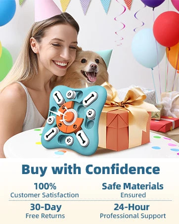 Dog Treat Puzzle Toy for IQ Training