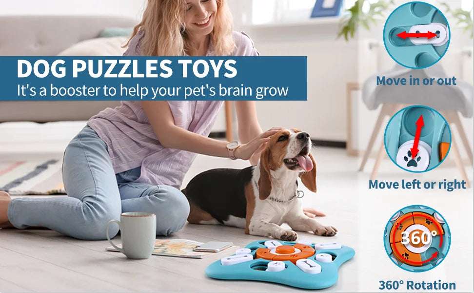 Dog Treat Puzzle Toy for IQ Training