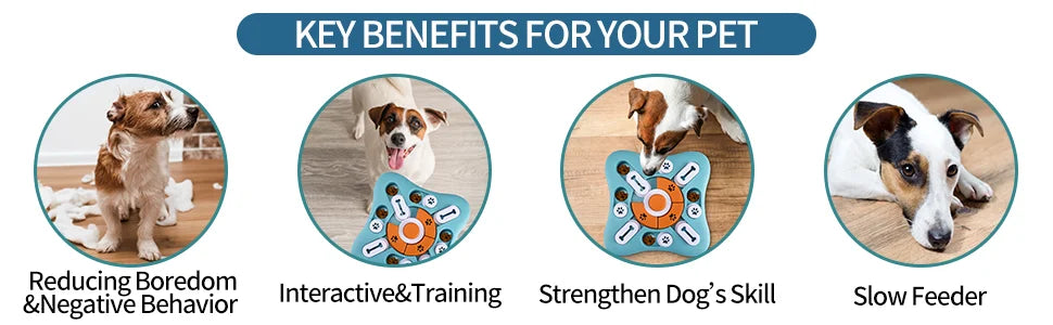 Dog Treat Puzzle Toy for IQ Training