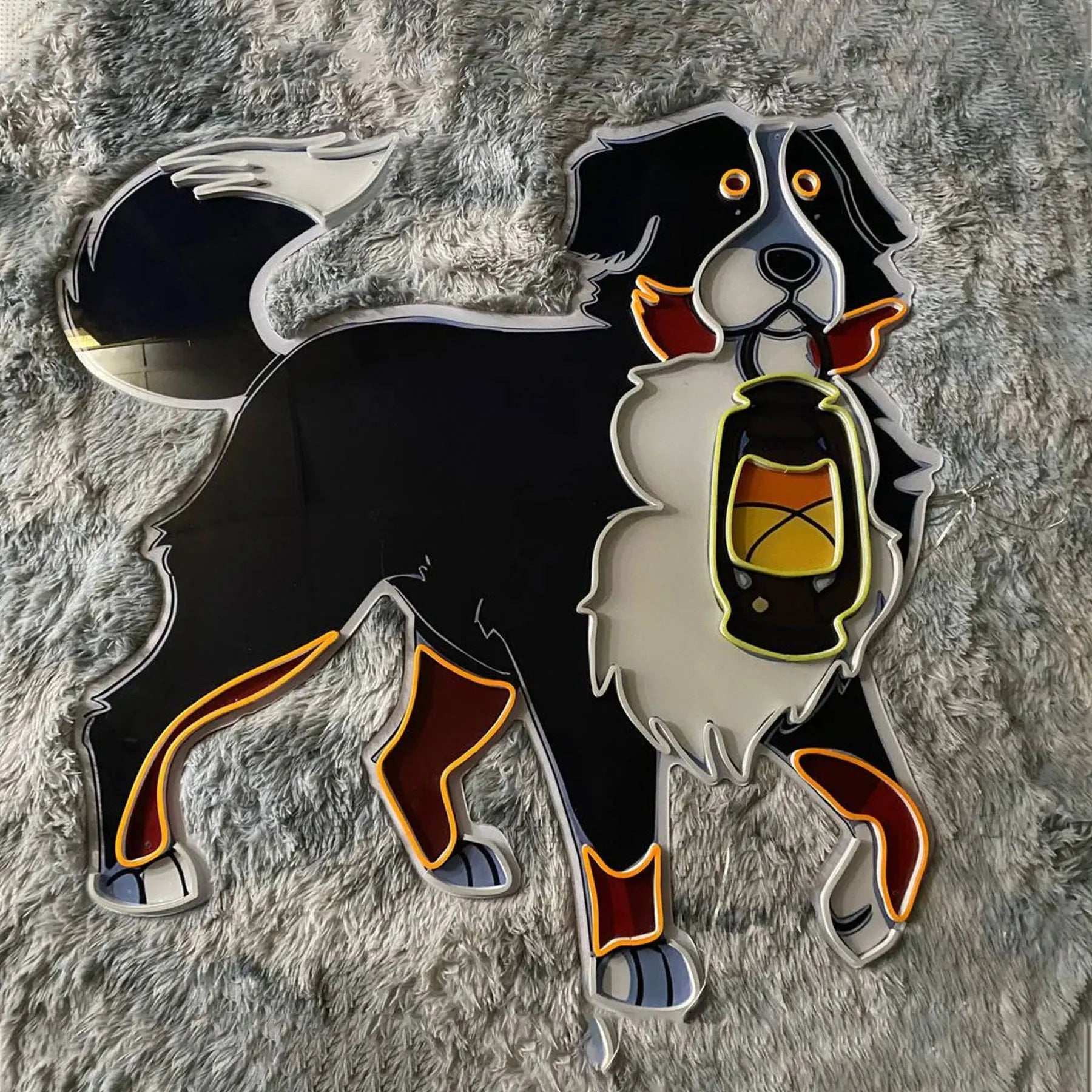 Animal Dog Neon Sign Cartoon Animal Cute Sign Wall Decor Pet Neon Birthday Gift Home decor Kid Bedroom Sign Bar Beer Club Wall Lunapaws pet supply