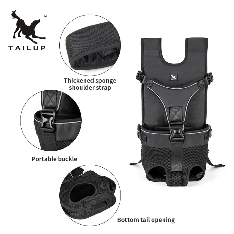Adjustable Pet Carriers Front Facing  backpack Lunapaws pet supply
