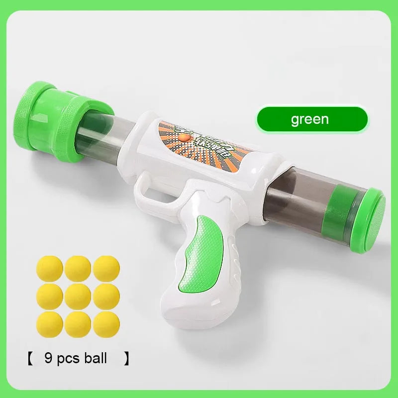 Launch Training Cat Toys Interactive Shooter Gun Teaser Plush Ball Pet Creative Games Stretch Mini Pompoms Kittens Supplies Gato Lunapaws pet supply