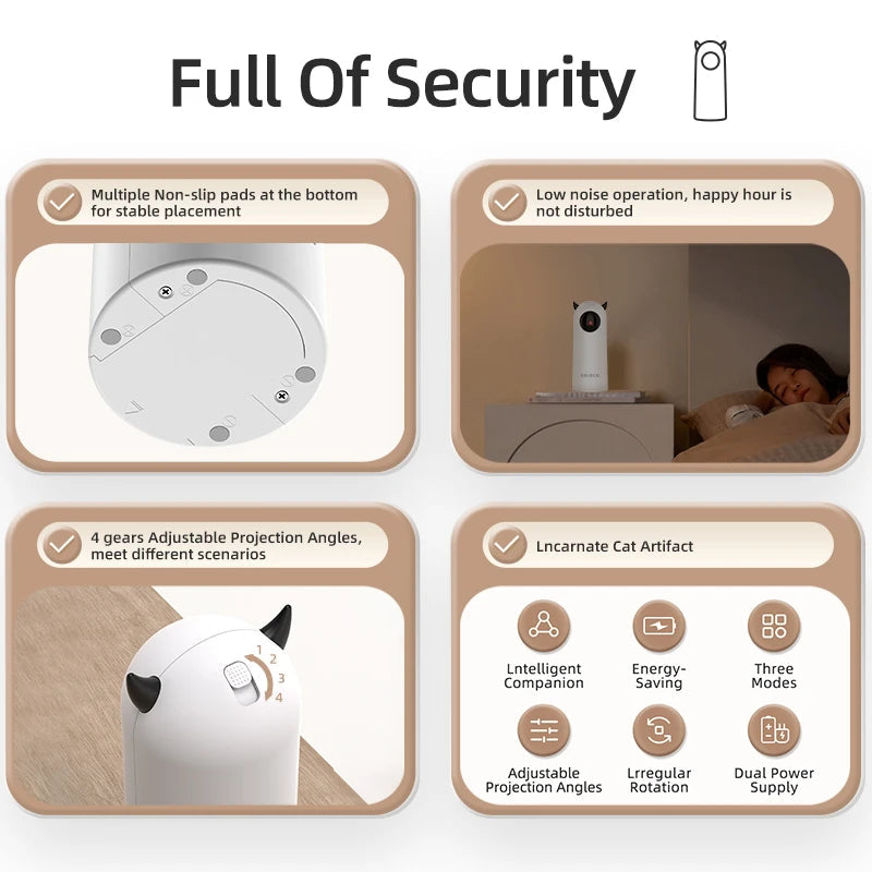 Automatic smart laser for cats and dogs Lunapaws pet supply