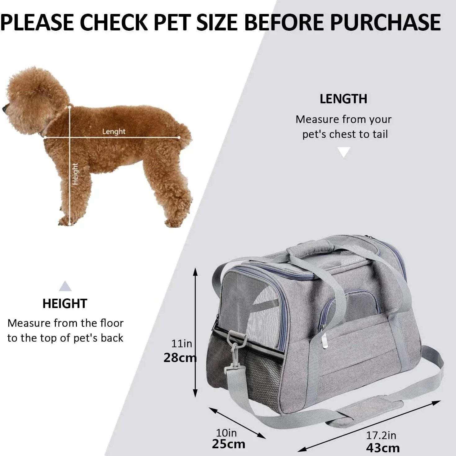 Dog Carrier Bag