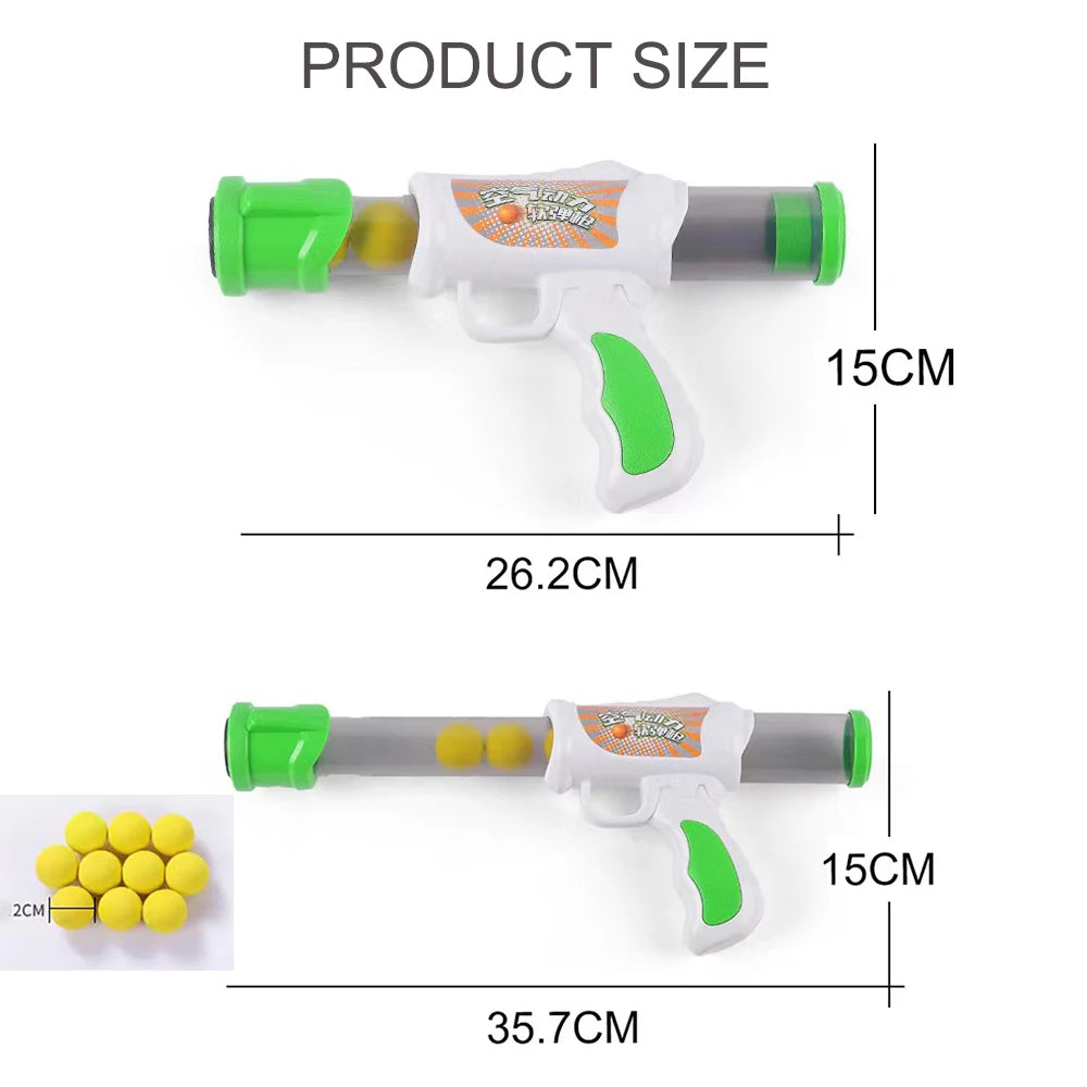 Launch Training Cat Toys Interactive Shooter Gun Teaser Plush Ball Pet Creative Games Stretch Mini Pompoms Kittens Supplies Gato Lunapaws pet supply